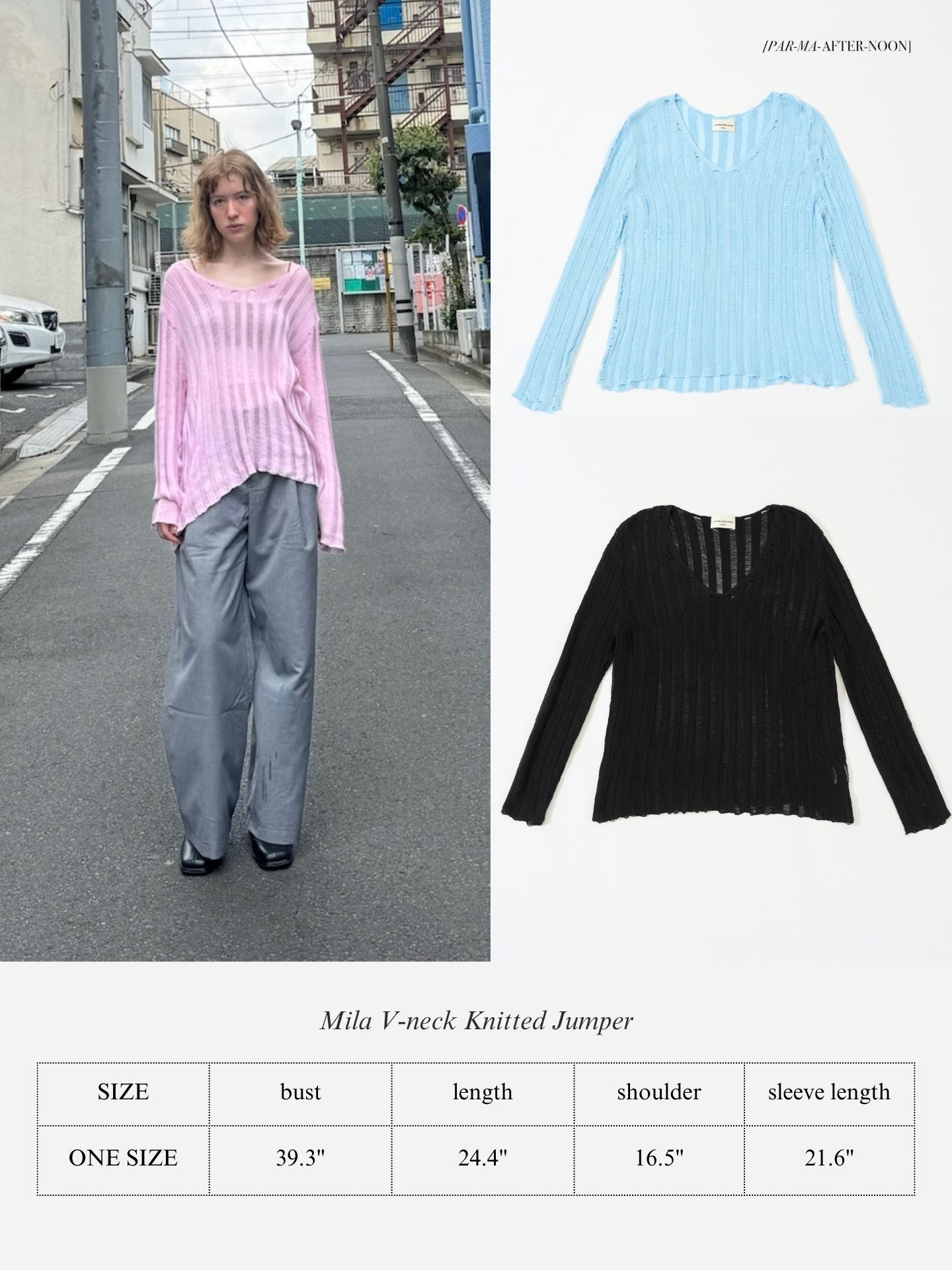 Mila V-neck Knitted Jumper